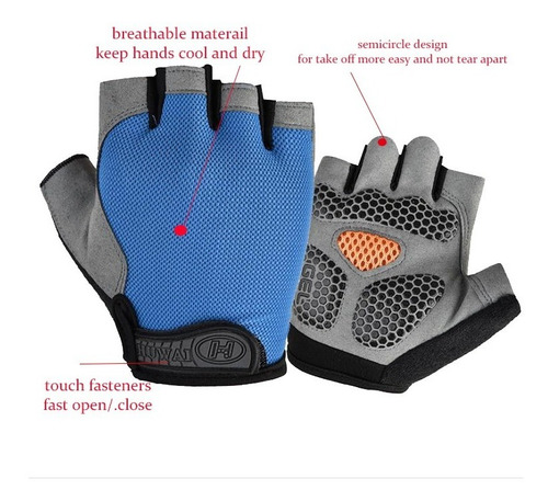 Imagen 2 de 5 de Guantes Ciclismo Giro Poroofee® - Bicicleta Con Palma Gel