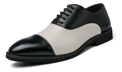 Zapatos Oxford Para Hombre Zapatos Formales De Cuero [f]