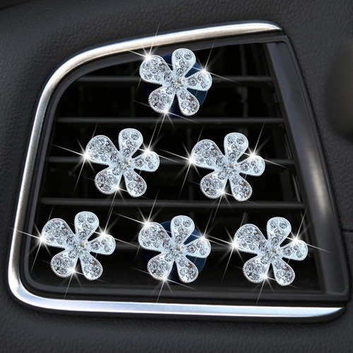 Flor Clips De Ventilación 6 Pcs Lindo Coche Ambientadores