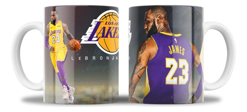 Lebron James, Lakers Los Angeles - Taza Ceramica Sublimada