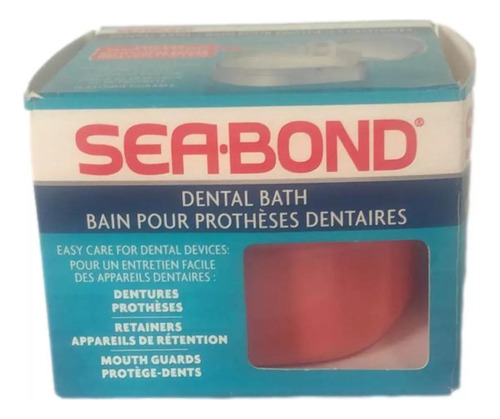 Cesto Dental Sea-bond Antibacteriano 7,62x10,16x12,7 Cm