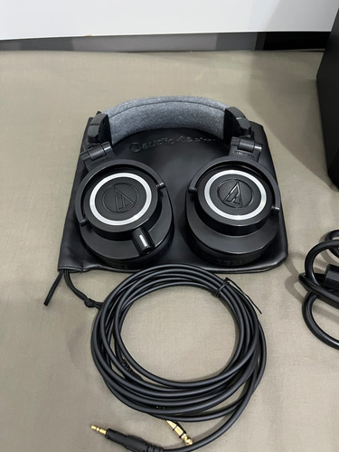 Monitor De Áudio Skp + Fone Audio Technica Ath-m50x Preto (Usado)