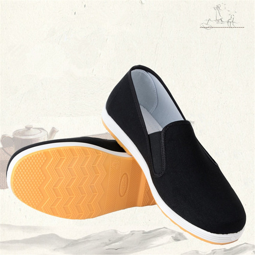 Zapatos De Tela Beijing Para Hombre Kung Fu Bruce Lee Rubber