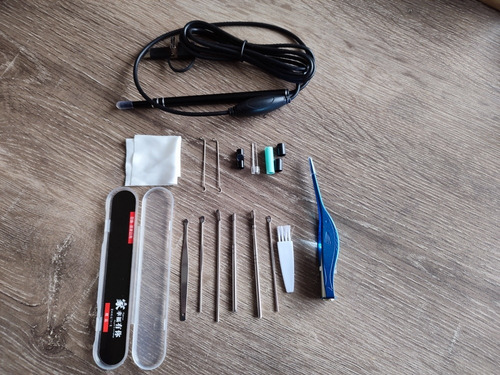 Otoscopio Digital + Kit Cámara De Oídos Para Pc Y Celular