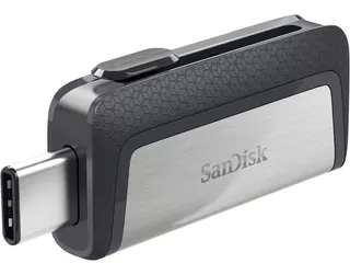 Memoria Usb 3.1 128gb Dual Tipo C Sandisk Ultra 150 Mb/s