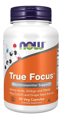 True Focus Apoyo De Neurotransmisores Now 90 Capsulas