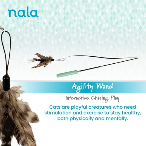 Caitec Presenta La Varita De Agilidad De Plumas De Gato Nala