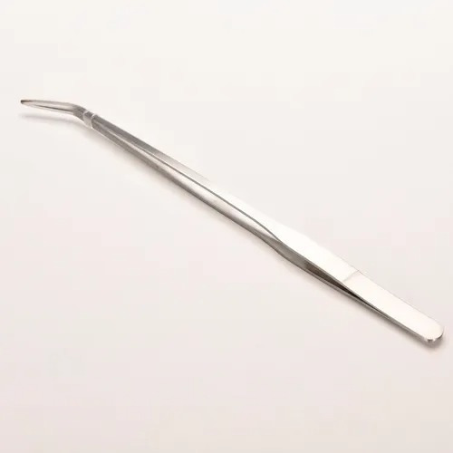 Boyu Pinça Curva Em Aço Inox Wpc-2 Para Aquapaisagismo C/