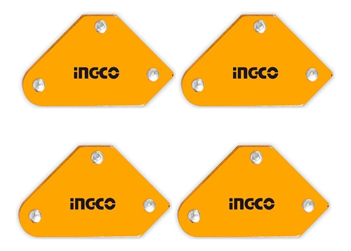 Juego De Escuadras Magnéticas Mixtas Para Soldar 6 Pcs Ingco