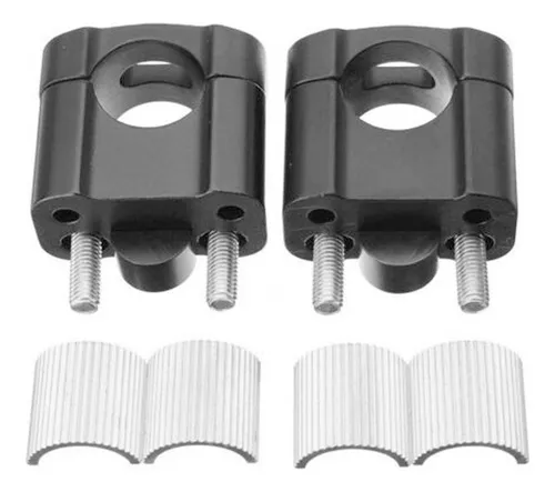 comprar Bases Adaptadores De Manubrio Para Moto Universal Colores