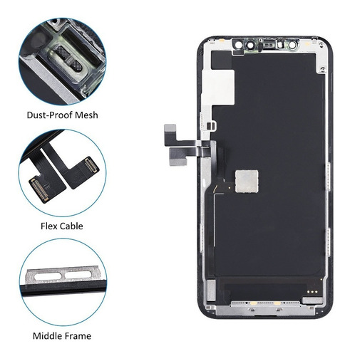 Imagem 3 de 6 de Tela Display Para iPhone 11 Pro Max - A2161 A2218 A2220