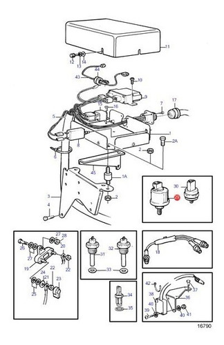 Imagem 2 de 4 de 866835 Sensor De Pressão De Óleo Volvo Penta Twd Md Ad
