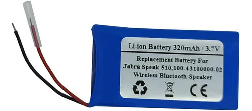 Batería De Repuesto Para Jabra Speak 510, 100-43100000-02 Bl