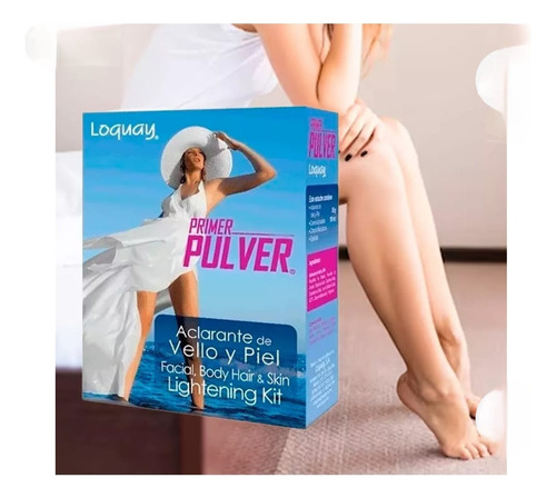 Kit Aclarante De Vello Y Piel Axilas Genital Rodillas Loquay