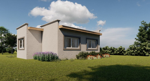 Hermosa Casa Estilo Minimalista De Tres Dormitorios (modelo Camila) - A Construir, En Ladrillos Y Hormigón - No Son Prefabricadas