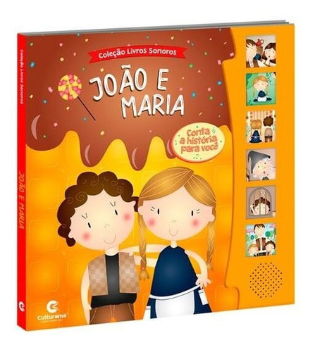 Livro Sonoro Conta A História João E Maria C/ Narração Cultu