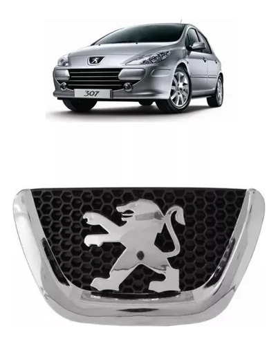 Emblema Grade Peugeot 307 2007 2008 2009 2010 2011 2012