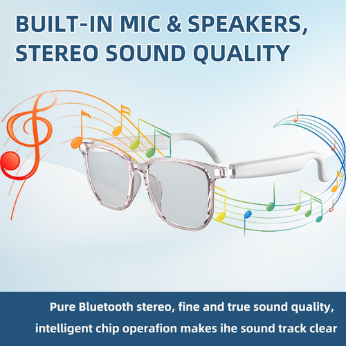 Gafas Inteligentes Traducción Inalámbricas Con Bluetooth