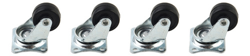 Poleas Giratorias De Poliuretano De 1.5 X 1.26 Pulgadas; Máx