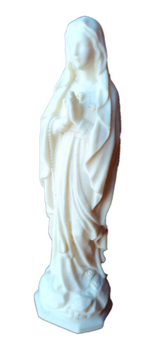 Estatuilla Virgen María Rosa Mística - 22cm - Impresión 3d