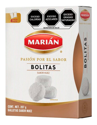 Bolitas De Nuez Marian 207g