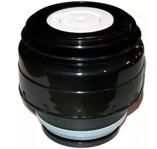 Tapon Termo Acero Inoxidable 1 Litro Pico Cebador Mate Ofert Color Negro