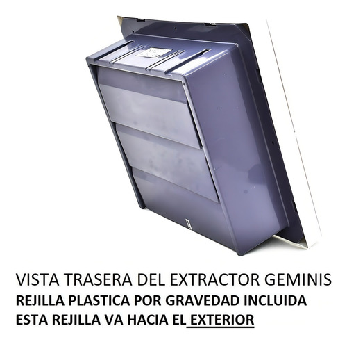 Extractor De Aire Geminis 12 Pulgadas Masterfan