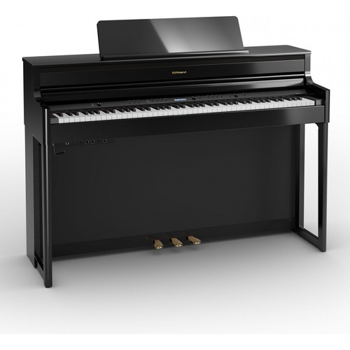 Piano Digital Con Mueble Roland Hp704pe Ebano Pulido