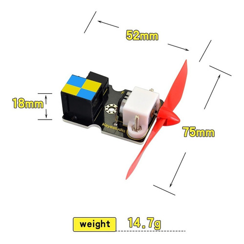 Módulo Hélice Keyestudio Easy Plug L9110 Arduino Steam Robot