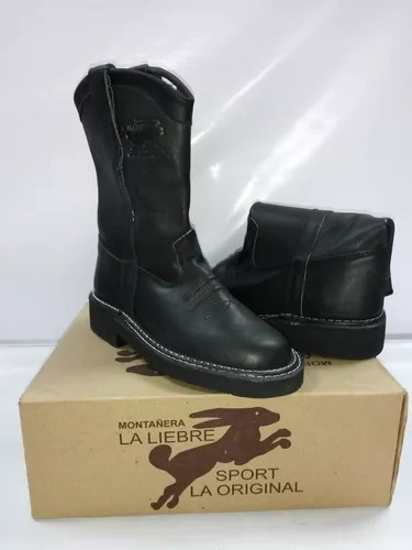 Bota De Cuero Hombre La Liebre Original.