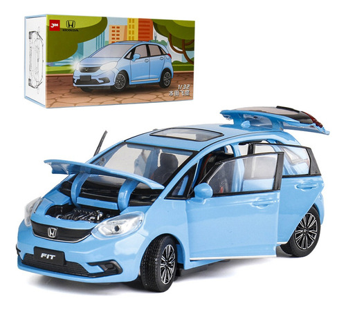 2022 Nuevo Honda Fit Sunroof Edition Miniatura Metal Coche