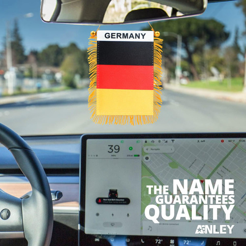 Bandera Anley Para Colgar En Ventana Con Flecos De Alemania