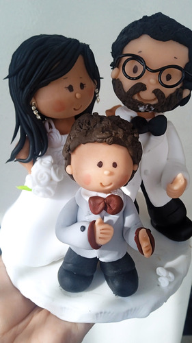 Topper Novios Personalizado Porcelanicron  Boda Figura Torta