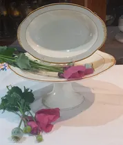 Comprar Antiguo Plato Alzada Masas Y Esparraguera Inglesa Leer N228