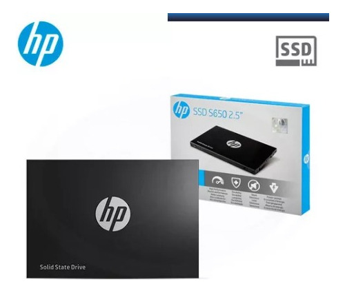 Disco Duro Ssd  6 Gb/s, 3d Solido Hp S650 480gb 2.5 Sata 3 