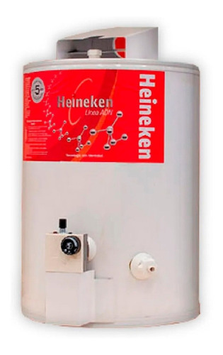 Imagen 1 de 5 de Termotanque Heineken  40lts Gas Natural Ar-40 5500 Kcal/h