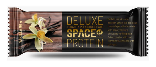 Box 24 Barras De Proteina Deluxe 50gr Vainilla -spaceprotein