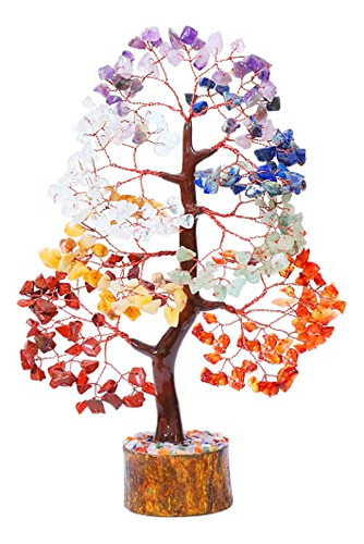 Árbol De La Vida De Los Siete Chakras, Árbol De Cristal Para