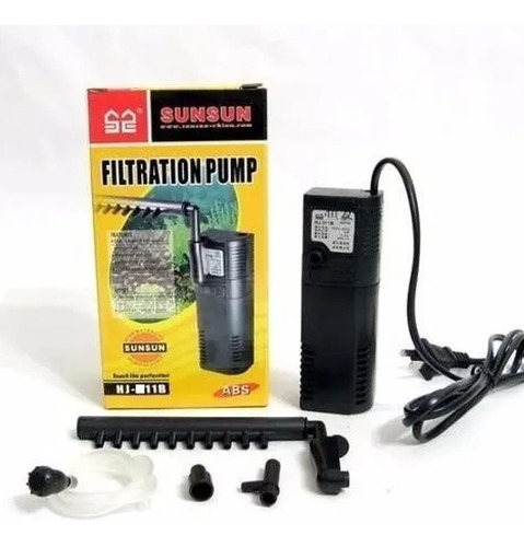 Filtro C/ Bomba Sunsun Hj-311b 300l/h 220v P/ Aquarios 60lts