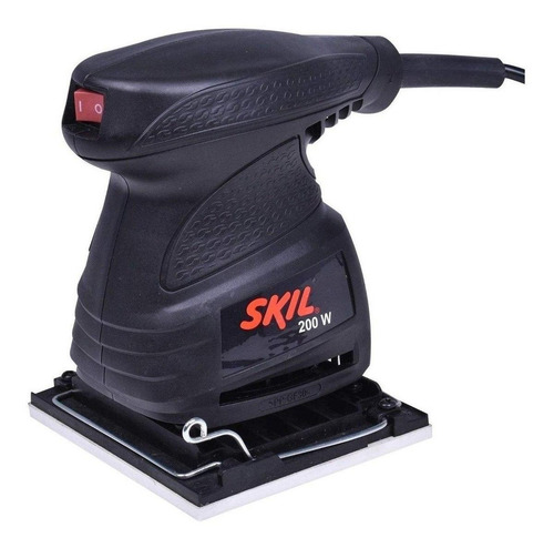 Imagem 4 de 5 de Lixadeira orbital Skil 7232 preta 50Hz/60Hz 200W 127V
