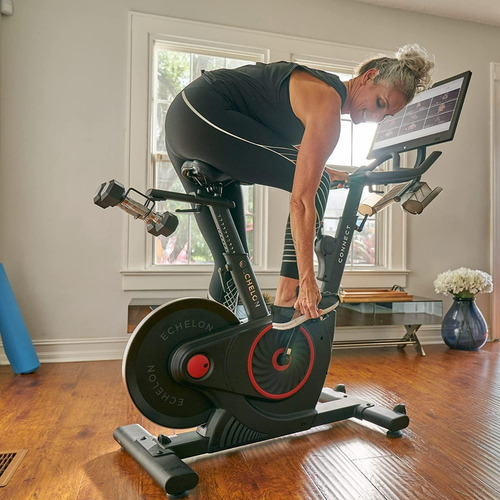 Imagen 7 de 9 de Bicicleta Estatica Spinning Profesional Echelon Pantalla Led Color Negro