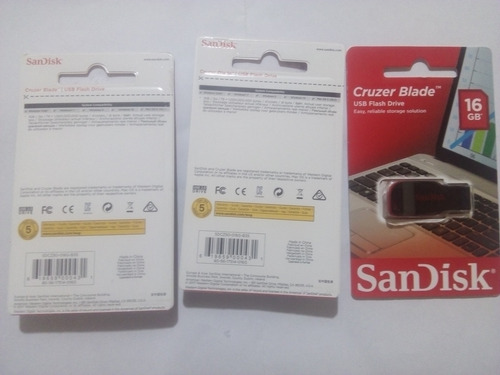 Imagen 4 de 5 de Memoria Microsd Flash 16gb Sandisk Nuevo Sellados X3