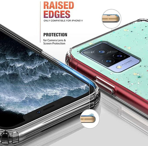 Perfect Funda De Silicona Transparente Para Vivo V21