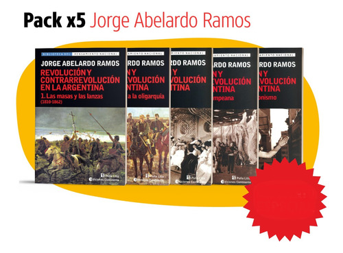 Pack 5 Libros De Jorge A. Ramos Rev. Y Cont.. Oferta 25% Dto