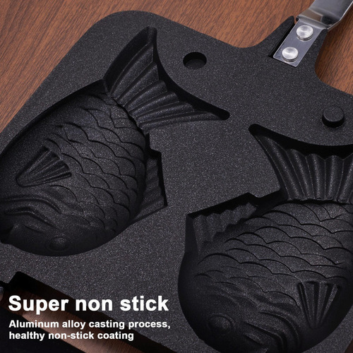 D Máquina De Fazer Waffles De Peixe Taiyaki Japonesa