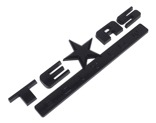 Emblema Texas Edition Negro Chevrolet Gmc Silverado Sierra