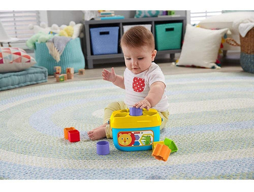 Cubo Primeros Bloques Bebe Fisher Price Juego Didáctico
