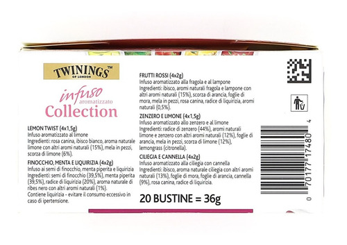 Te Twinings Colección Infuso Naturales Surtidos 5 Tipos