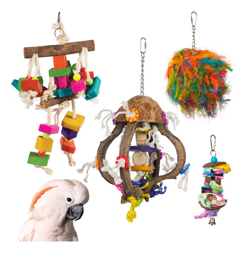 Prevue Pet Products Paquete De Juguetes De 4 Piezas Big Bird