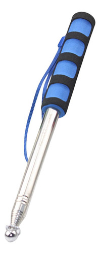 Guia Pólo De Bandeira De Aço Inoxidável Telescópico Azul